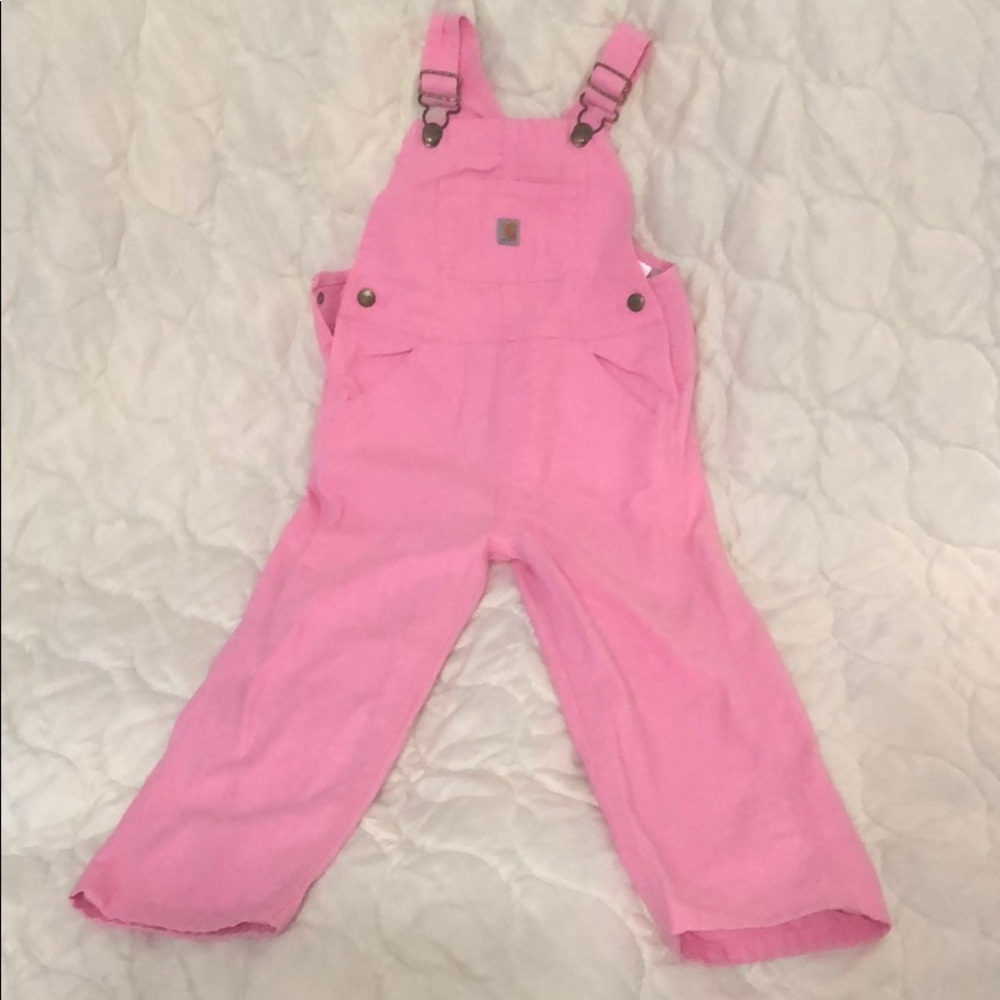Pink Carhart Overalls
